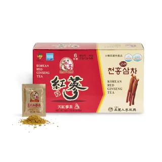 【振興高麗人蔘】高麗天紅蔘茶 100入禮盒(哈囉高麗蔘茶-咖啡因掰掰-)