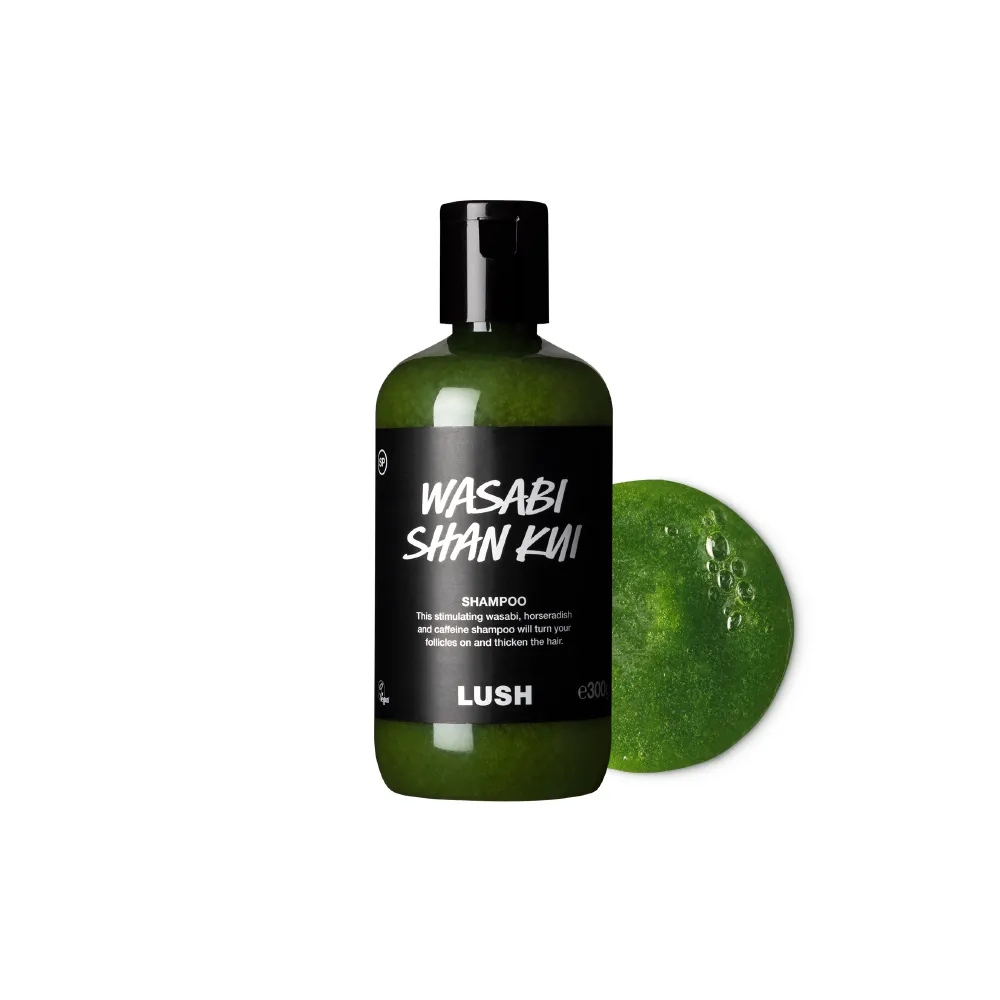 【LUSH 嵐舒】山葵洗髮露 300g(洗髮精/蓬鬆/控油/涼感/深層清潔)