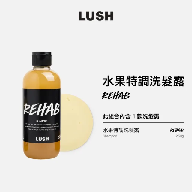 【LUSH 嵐舒】水果特調洗髮露 250g(洗髮精/修護/亮澤/調理頭皮)