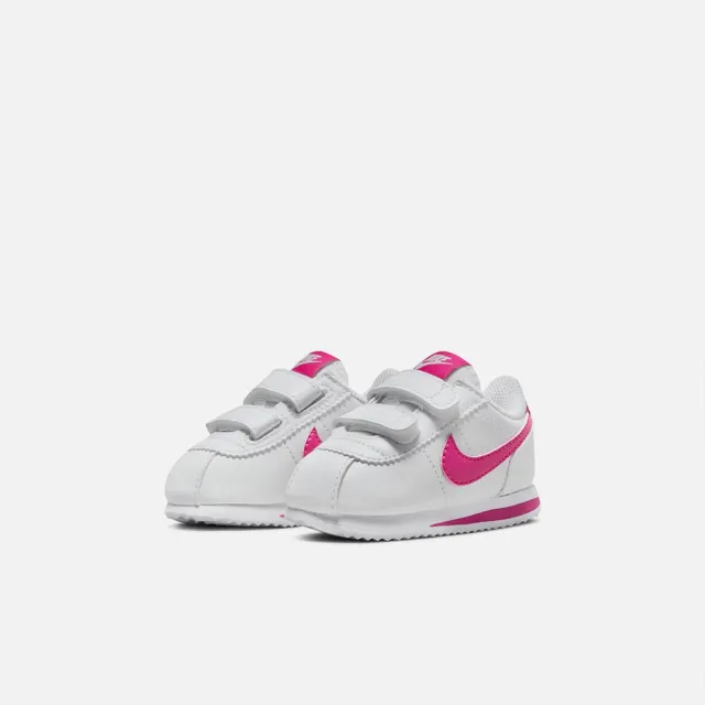 【NIKE 耐吉】休閒鞋 復古慢跑鞋 阿甘鞋_童鞋_白_CORTEZ BASIC SL BTV(904769109)