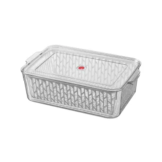 冰透瀝水保鮮收納盒-加寬高款(雞蛋盒/水果盒/冷凍盒)
