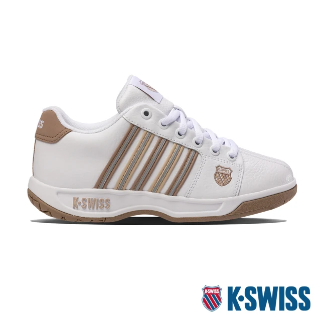 【K-SWISS】老爹鞋 Eadall(-女-白/奶茶/米杏)