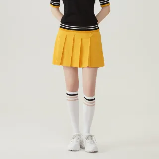 【LE COQ SPORTIF 公雞】高爾夫系列 女款白色韓系舒適彈性微透膚及膝襪 QLT0R841