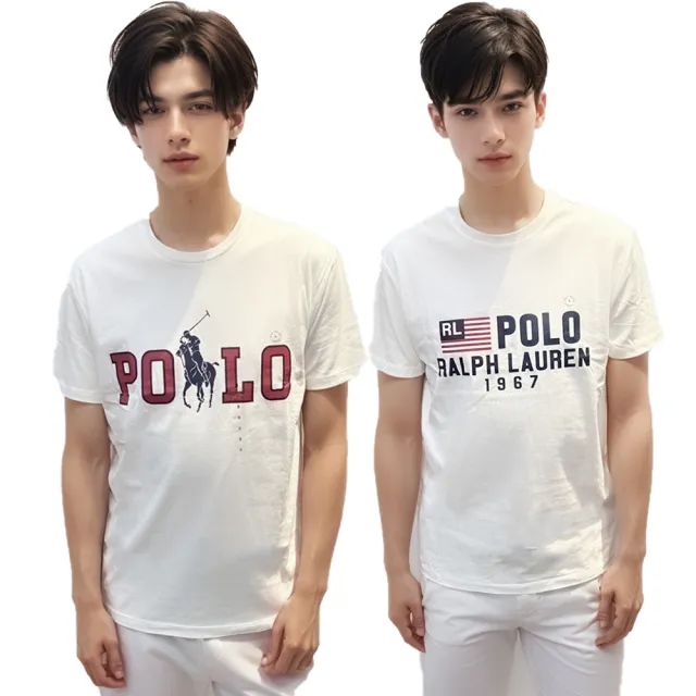 【RALPH LAUREN】男生 POLO 短袖 男女款 情侶款 國旗(平輸品)