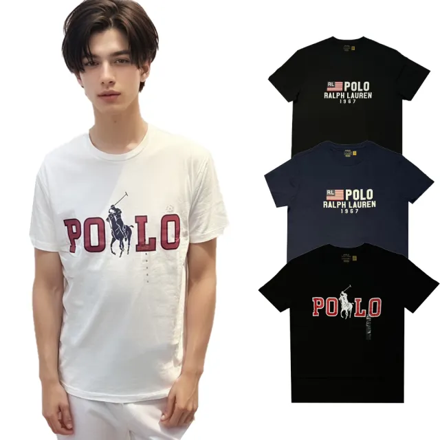 【RALPH LAUREN】男生 POLO 短袖 男女款 情侶款 國旗(平輸品)