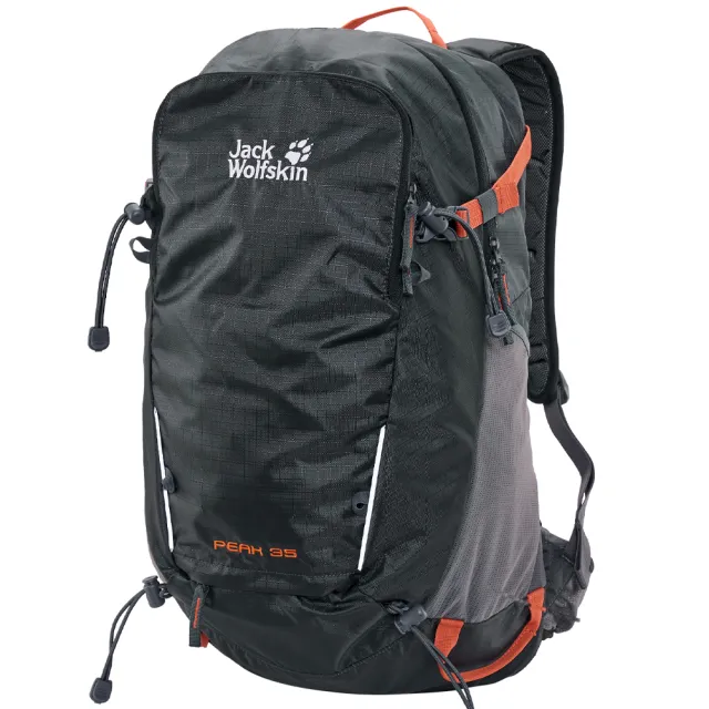 【Jack wolfskin 飛狼】Peak 35L 登山背包 健行背包(經典黑)