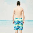【Heatwave 熱浪】男款海灘褲清涼浪花湖水藍沙灘休閒褲男(A235/M-2XL)