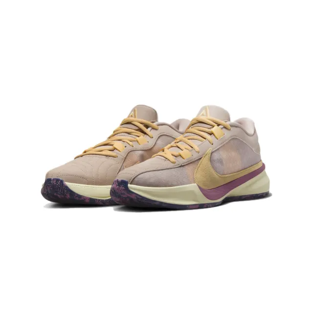 【NIKE 耐吉】Nike Zoom Freak 5 EP Fossil Stone 粉橘 DX4996-200(男鞋 實戰籃球鞋 運動鞋)