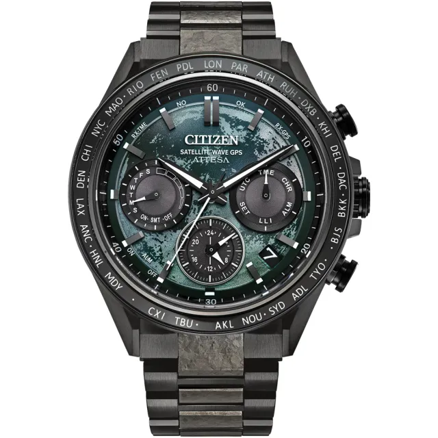 【CITIZEN 星辰】限量HAKUTO-R 限定款 GPS衛星錶 光動能 手錶 男錶-44.6mm(CC4065-61Y 送禮首選)