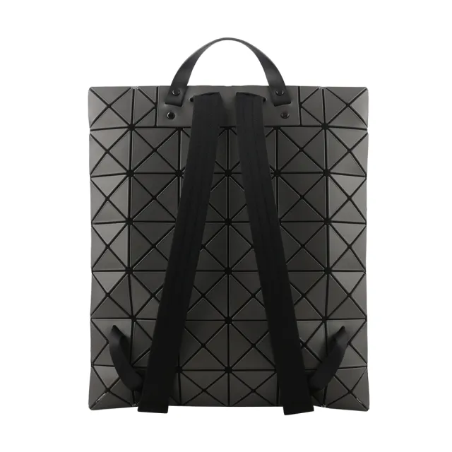 【ISSEY MIYAKE 三宅一生】BAO BAO LUCENT 啞光霧面扁形後背包(炭灰色)