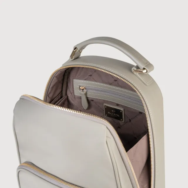 【BRAUN BUFFEL 德國小金牛】瑪普爾 後背包-卡其色(BF837-72-KA) 女包送禮推薦