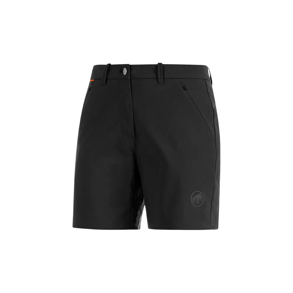 【Mammut 長毛象】Hiking Shorts 經典健行短褲 黑色 女款 #1023-00131