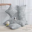 【HOYACASA  禾雅寢具】史努比聯名系列 - ICE TECH+ 床邊故事冰絲涼感方型抱枕(38×38cm)