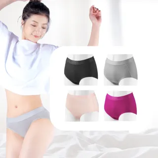 【sNug 給足呵護】3件組高腰PH5.5小清新動能女內褲(台灣金選獎/天絲日本專利抗臭紗/透氣親膚/運動寬版腰帶)