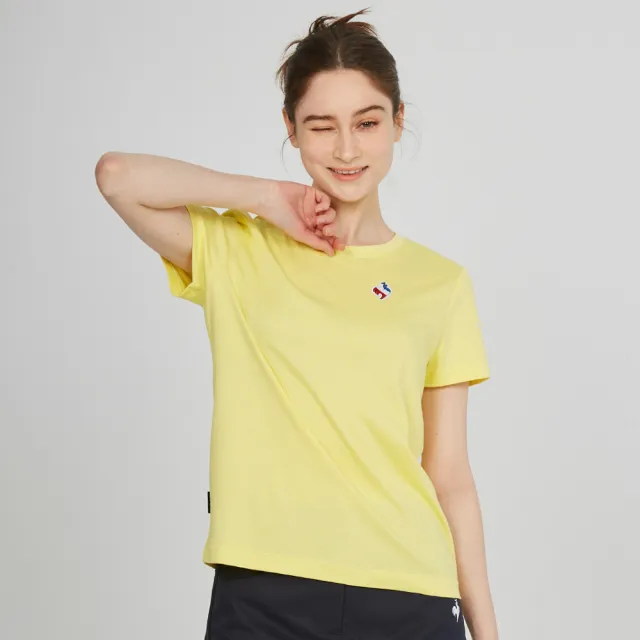 【LE COQ SPORTIF 公雞】休閒基礎短袖T恤 男女款-4色-LWT23803