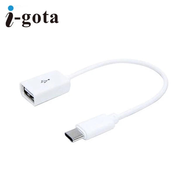 i-gota USB 2.0 Type C公 轉 USB 2.0 A母 轉接線