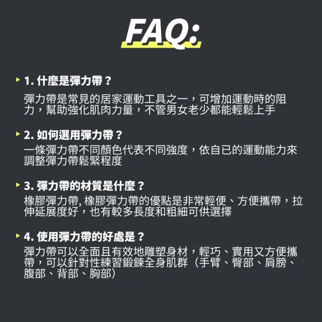 【NutroOne】多用途2.08m阻力帶/紅色25磅(7種阻力強度可選/體積輕巧)