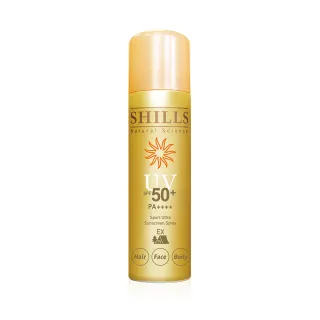 【SHILLS 舒兒絲】很耐曬超清爽亮白防曬冰鎮噴霧SPF50+PA++++日本金(防曬噴霧/極限戶外)