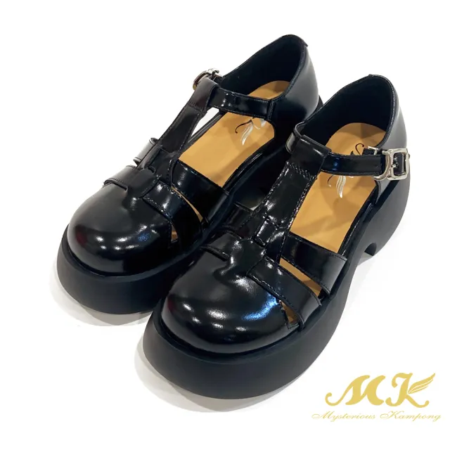 【SM】個性編織輕量厚底鞋(黑色)
