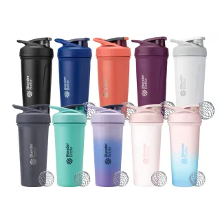 【Blender Bottle_2入】〈Strada 24oz｜Sleek 25oz各1〉不鏽鋼保溫保冰杯(BlenderBottle/保溫杯/冰壩杯)