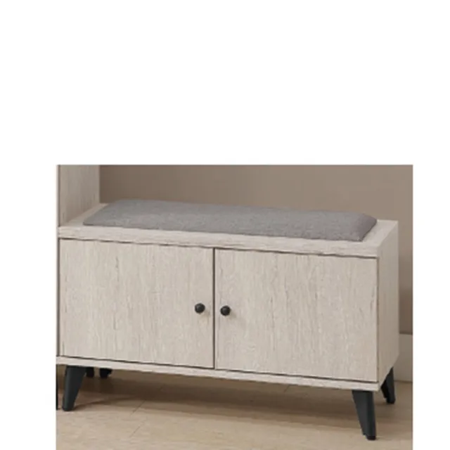 【AS 雅司設計】AS雅司-艾泥淺木色2尺屏風鞋櫃-59*35*47cm