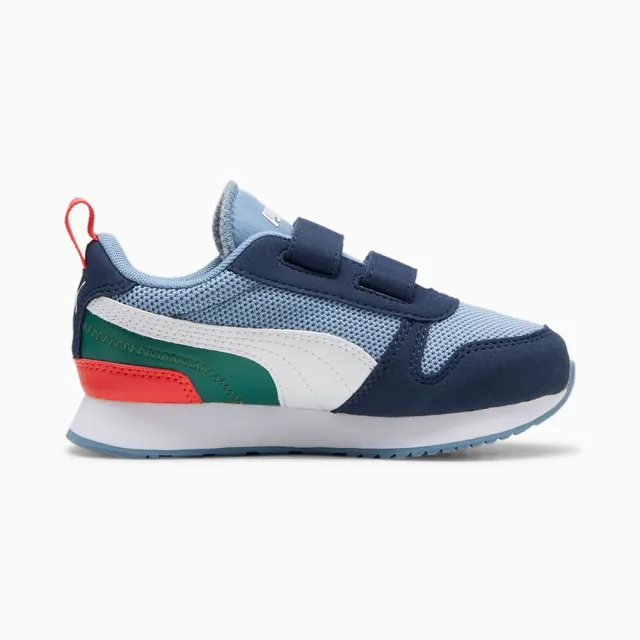 【PUMA】運動鞋 童鞋 中童 兒童 魔鬼氈 R78 V PS 藍 37361741