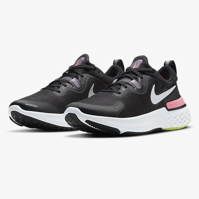 NIKE 耐吉 慢跑鞋 女鞋 緩震 訓練 健身 運動鞋 WMNS REACT MILER 黑 CW1778-012