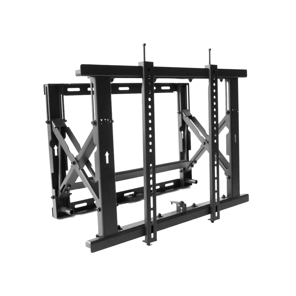 ITW-DSP6040 是一款專為42寸顯示器設計的前維護支架，承重達80kg，適合多螢幕拼接使用。具備固定式與可調式設計，可搭配液晶、家電等周邊裝置，提供穩定且靈活的安裝方案。孔距9.5cm與5cm雙適用，安裝方便，適合需要前維護的顯示器使用場景。