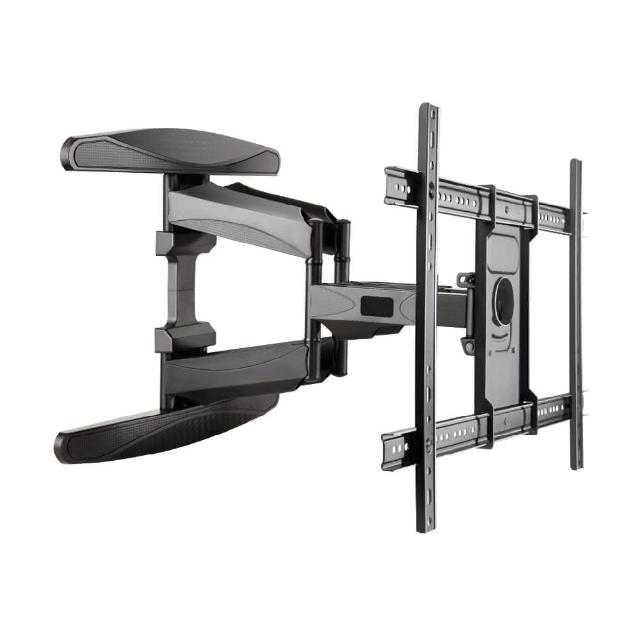 katai ITW-K80懸臂式電視壁掛架，專為32吋至80吋電視設計，最大承重約45.5kg，採用SPCC高強度鋼板材質，黑色系顏色，VESA安裝孔位20x20～60x40cm，中國製造，提供1年保固。彈性懸臂設計，節省空間，提升觀看體驗，適閤家庭或商用電視安裝。