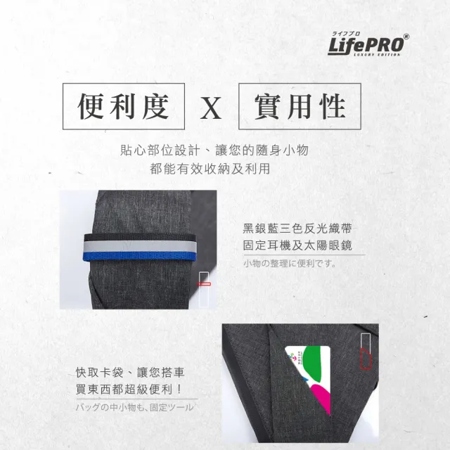 【LIFEPRO】極輕薄旅行防盜槍包-灰(出國必備/錢包/防盜包/防搶包/腰包/背包/槍包/LF-1688)