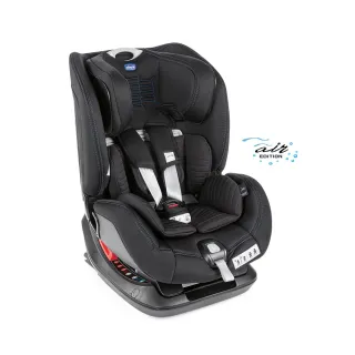 【Chicco 官方直營】Seat up 012 Isofix安全汽座 Air勁黑版(0-7歲適用)