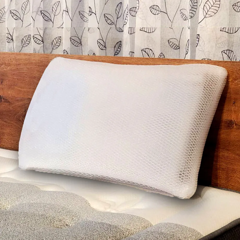 【LooCa】買1送1 8D超透氣可水洗健康獨立筒枕