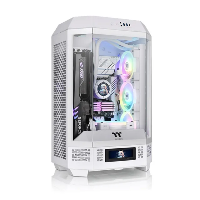 【Thermaltake 曜越】The Tower 300 M-ATX 白色+GF A3 650W 金牌 日系全模組 ATX3.0 PCIE 5.0(組合15-1)