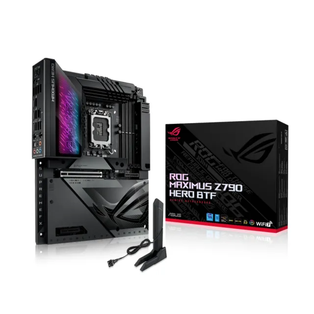 【ASUS華碩】ROG MAXIMUS Z790 HERO BTF DDR5 背插  Z790組合包