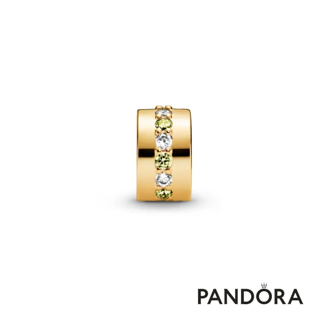 【Pandora 官方直營】金黃色璀璨固定釦-絕版品