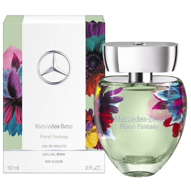 Mercedes-Benz 賓士 Floral Fantasy 綠意花境淡香水 90ml(專櫃公司貨)