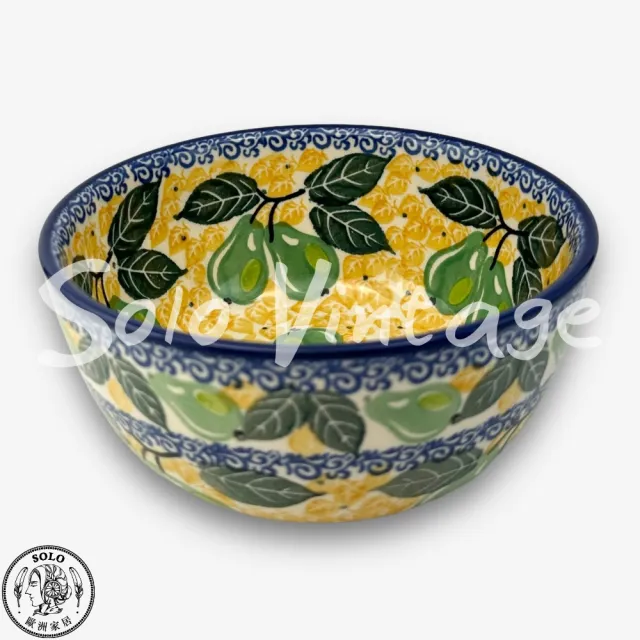 【SOLO 波蘭陶】波蘭製 CA 波蘭陶 14CM 飯碗 綠香梨系列 CERAMIKA ARTYSTYCZNA