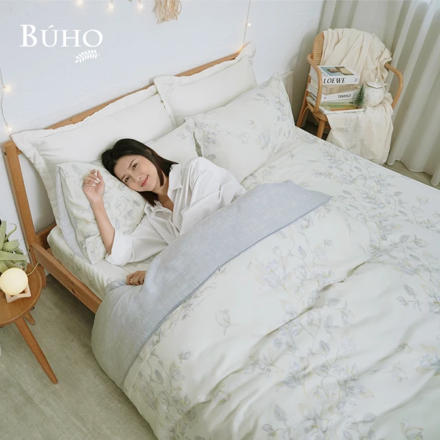 BUHO 布歐 均一價 台灣製100%40支天絲™舖棉兩用被床包組-雙人/加大(多款任選)