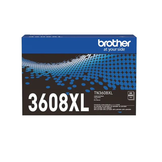 【brother】TN-3608XL 原廠高容量黑色碳粉匣