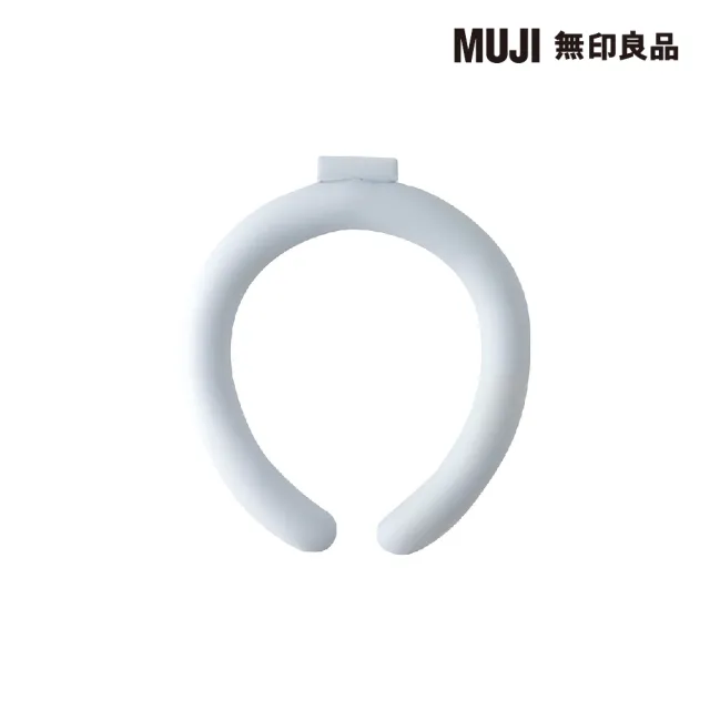 【MUJI 無印良品】涼感頸圈/中/藍