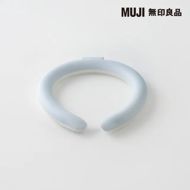 【MUJI 無印良品】涼感頸圈/大/藍