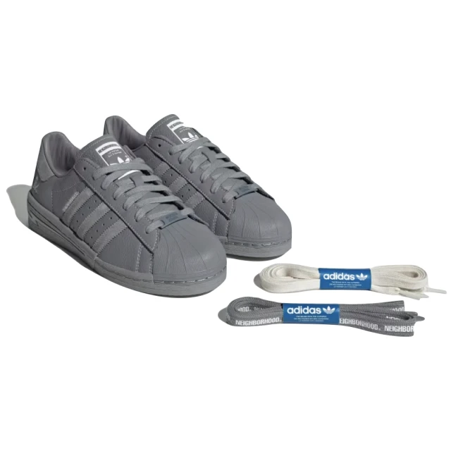 adidas 愛迪達 Neighborhood x Adidas Originals Superstar Cement Grey 水泥灰 IE6115(男鞋 休閒鞋)
