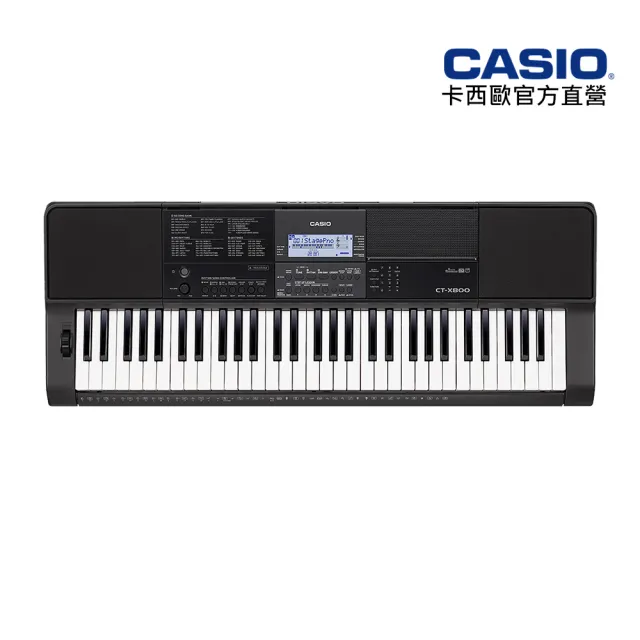 【CASIO 卡西歐】原廠直營61鍵電子琴(CT-X800-P5)