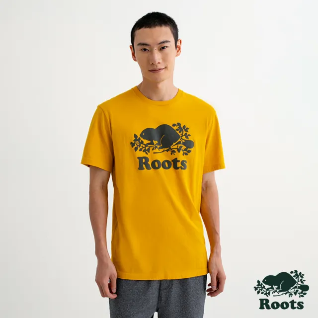 【Roots】Roots男裝- COOPER BEAVER 短袖上衣(金棕色)