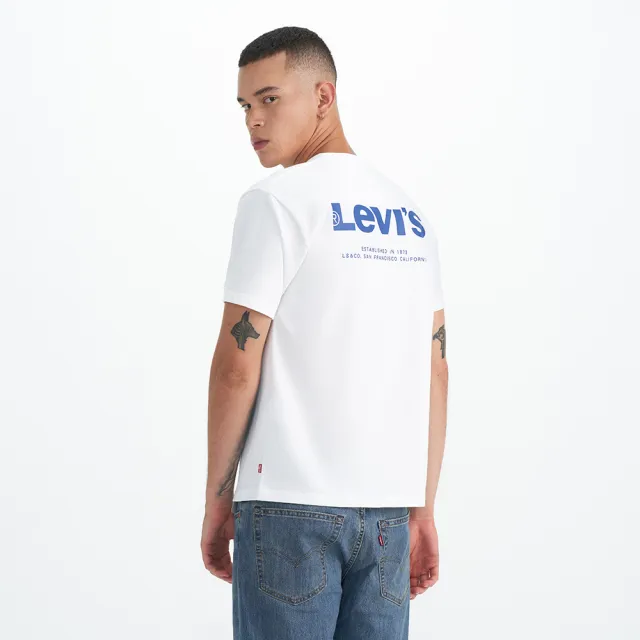 【LEVIS 官方旗艦】男款 短袖T恤 / 修身版型 / LOGO TEE / 男生短袖  人氣新品 001AO-0000