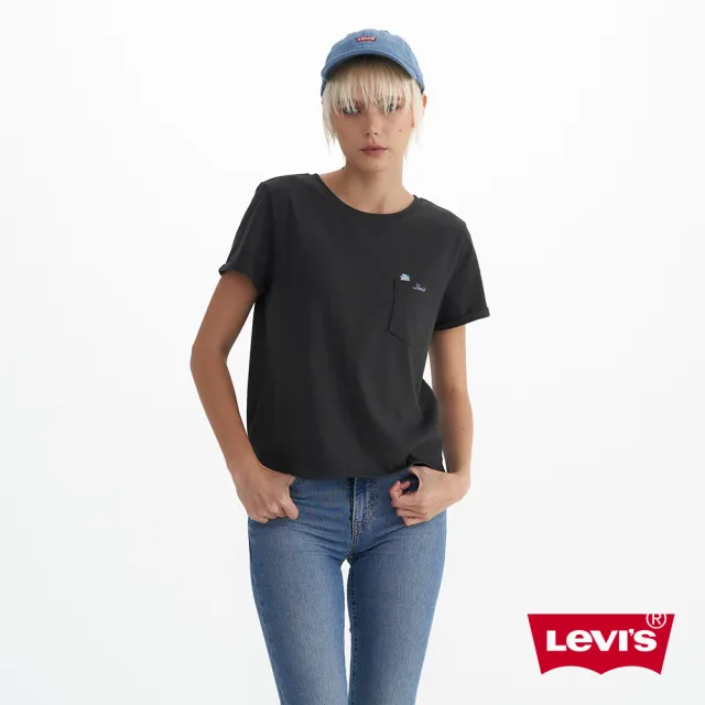【LEVIS 官方旗艦】女款 短袖 舒適短T 女生Tee恤  人氣新品 0019J-0002
