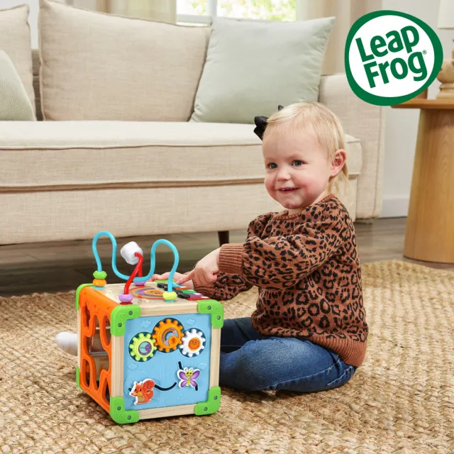 LeapFrog】木質益智探索箱(培養孩子認知、視覺、聽覺與觸覺發育