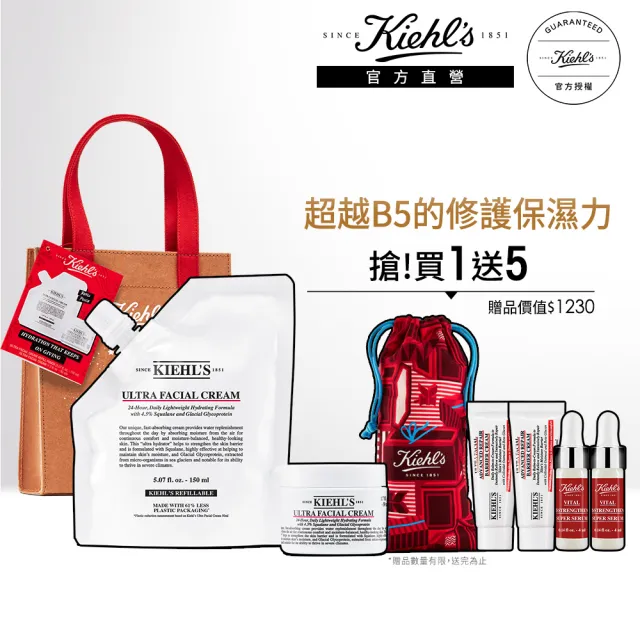 【Kiehl’s 契爾氏】官方直營 藝術家聯名 冰河醣蛋白保濕禮盒組(Kiehl’s/藝術家限定版)