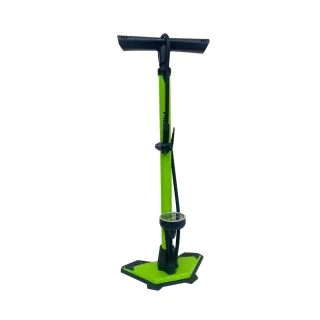 【MERIDA 美利達】鐵製立地式打氣筒 160PSI 聰明嘴(美法嘴兩用/直立式/灌氣/補胎/自行車/單車)