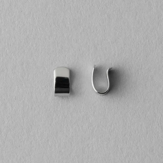 【ete】Simplify 極簡Ｕ型夾式耳環(鉑金色 金色)